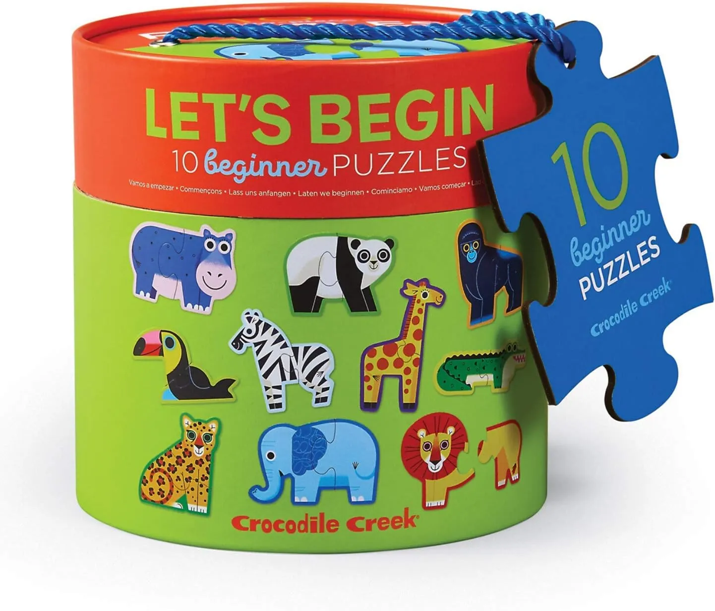 10 2 Piece Puzzles - Jungle