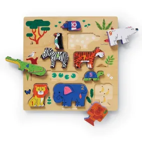 10 Piece Stacking Wooden Puzzle