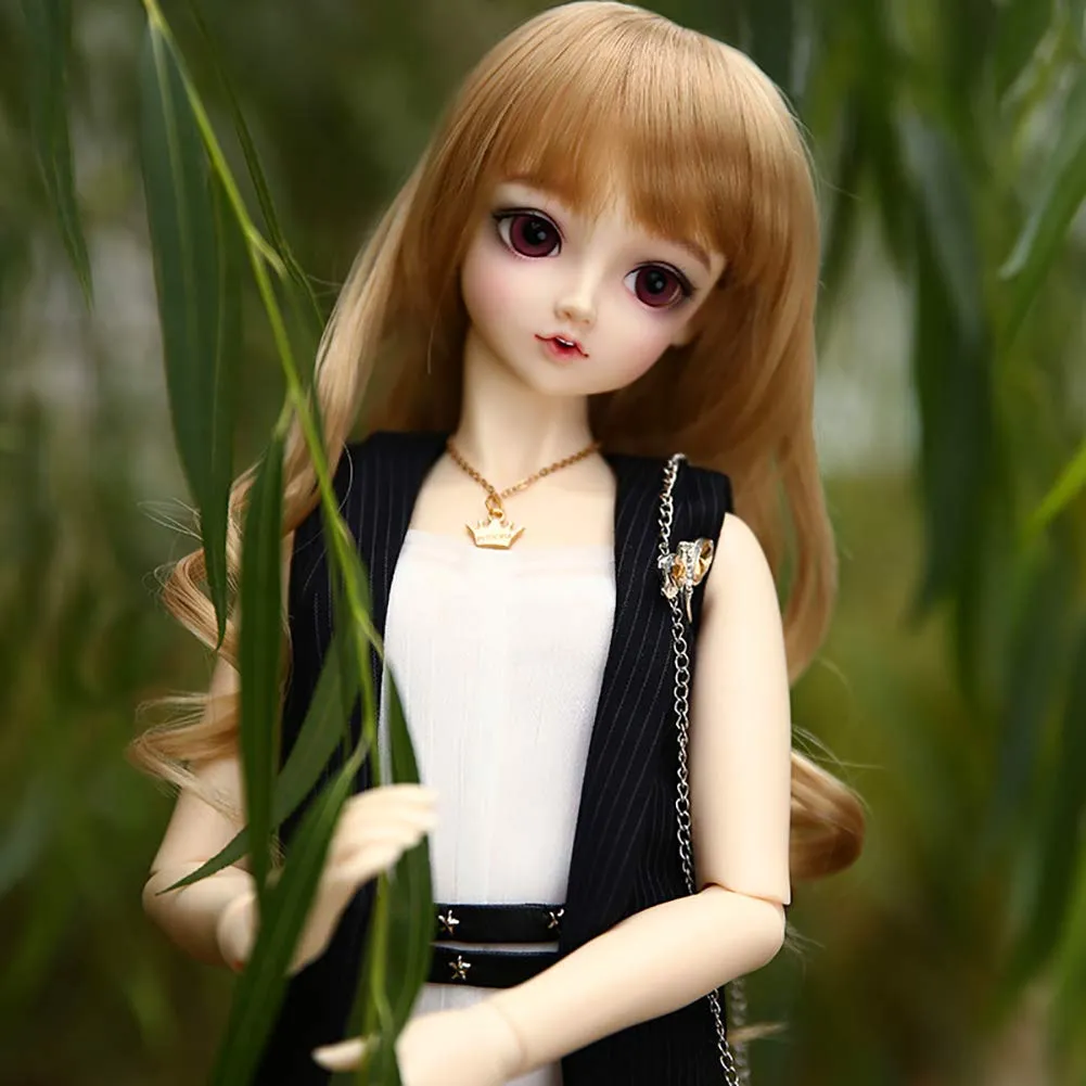 1/3 BJD Doll 22 Inch 57CM Doll 19-Jointed Body Cosplay Fashion Dolls with All Clothes Shoes Wig Makeup,Children's Creative Toy Surprise Gift