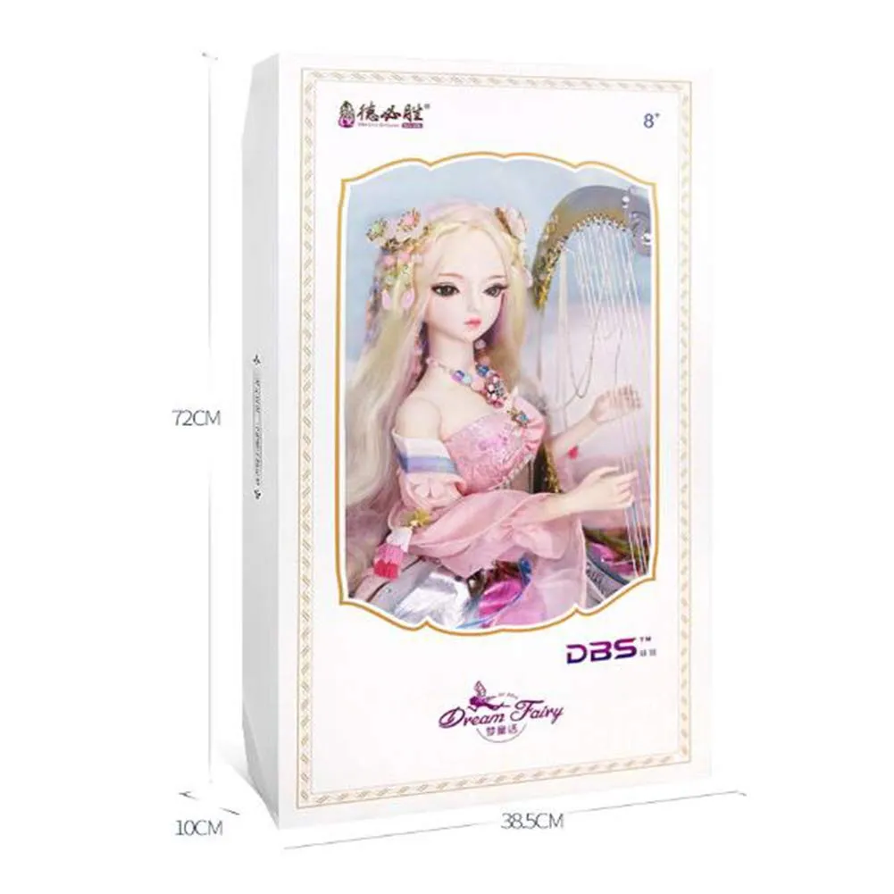 1/3 Bjd Doll,SD Dolls Full Set 60Cm 24 Inch Ball Jointed Dolls Toy Action Figure with Clothes Wig Shoes Makeup