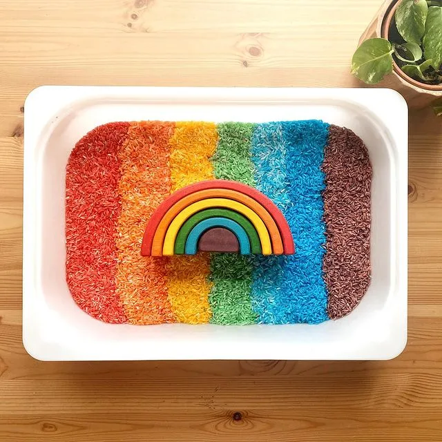 6-Piece Rainbow Stacker