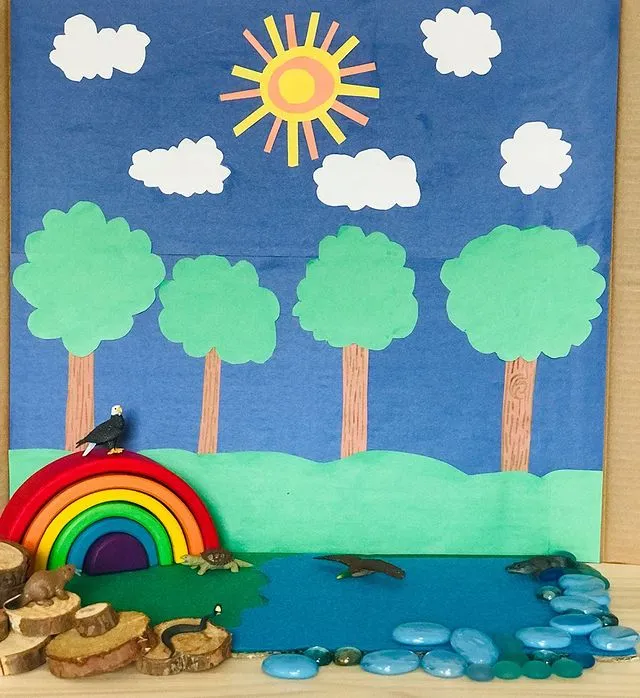 6-Piece Rainbow Stacker