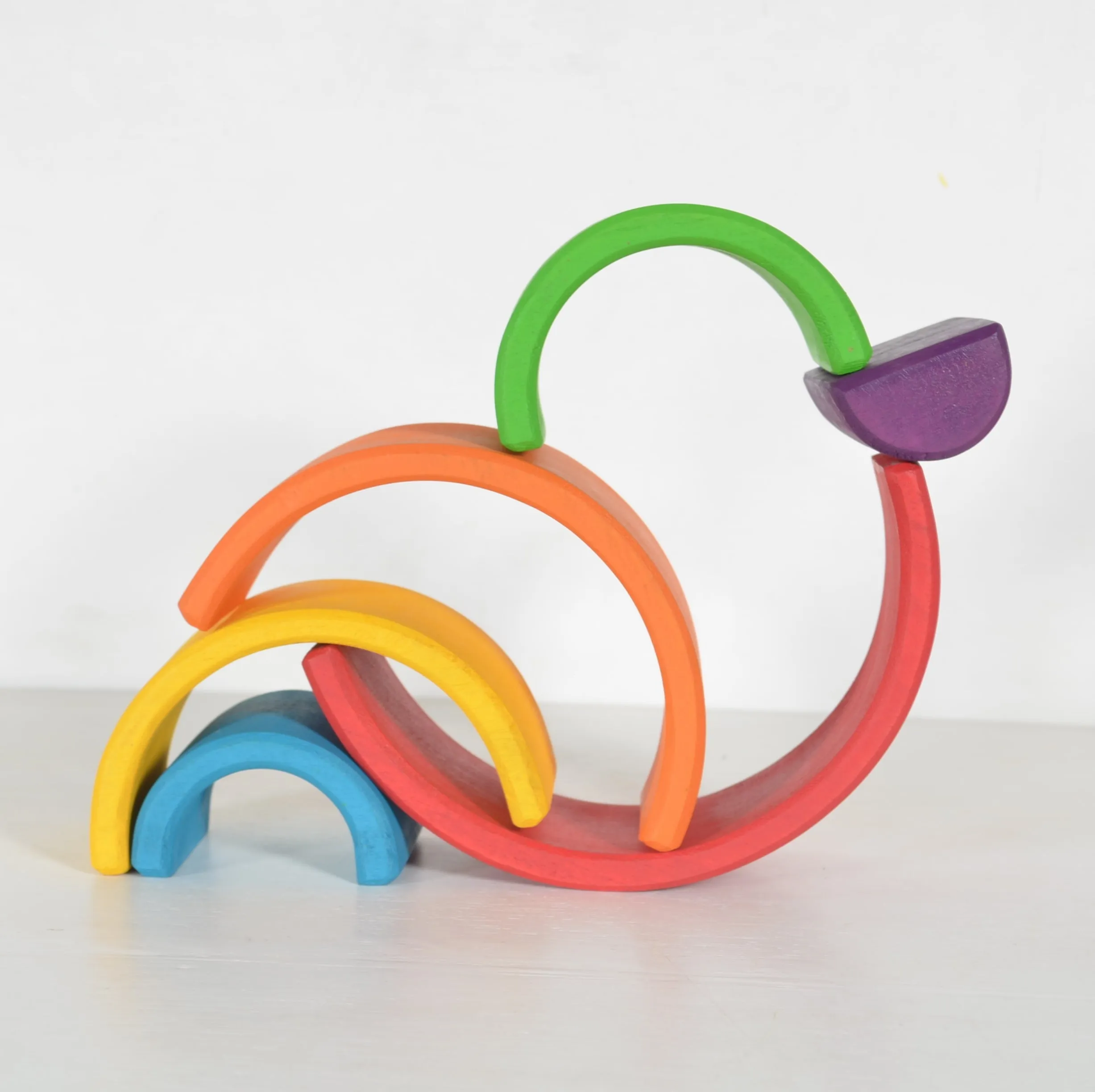 6-Piece Rainbow Stacker