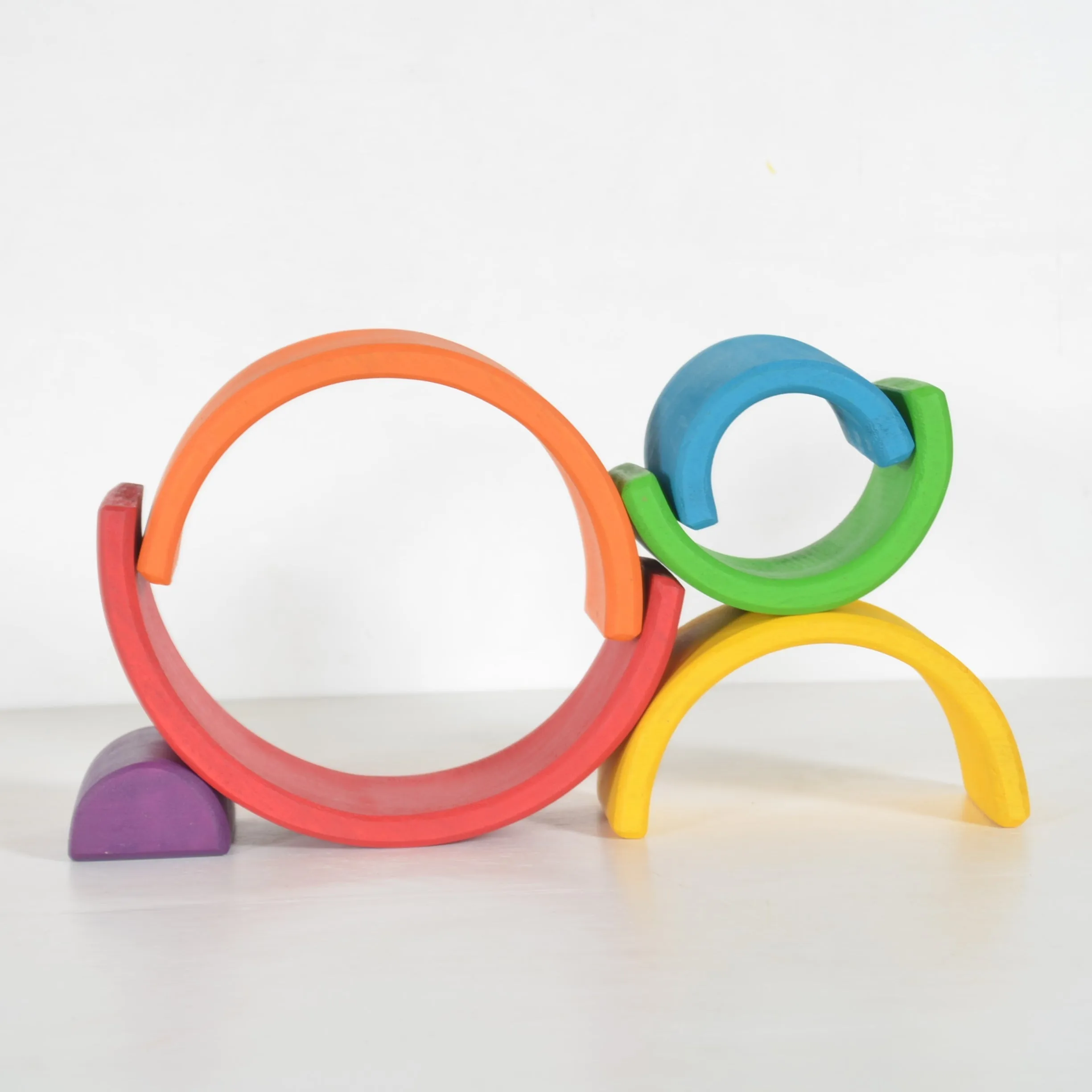 6-Piece Rainbow Stacker