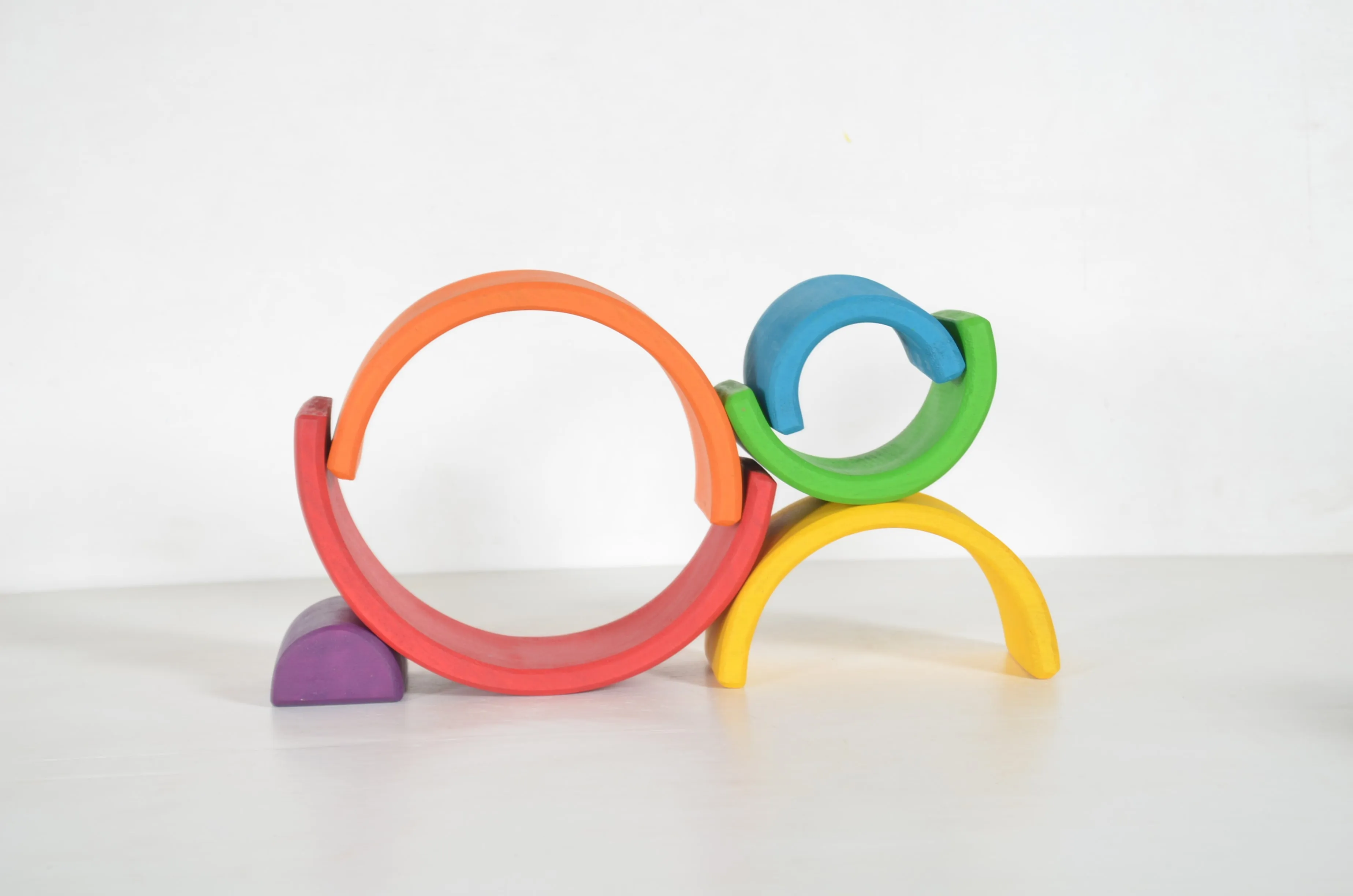 6-Piece Rainbow Stacker