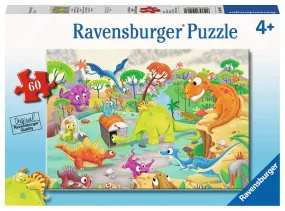 60 Piece Time Traveling Dinos Puzzle