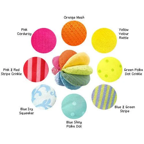 6" Rainbow Fabric Ball