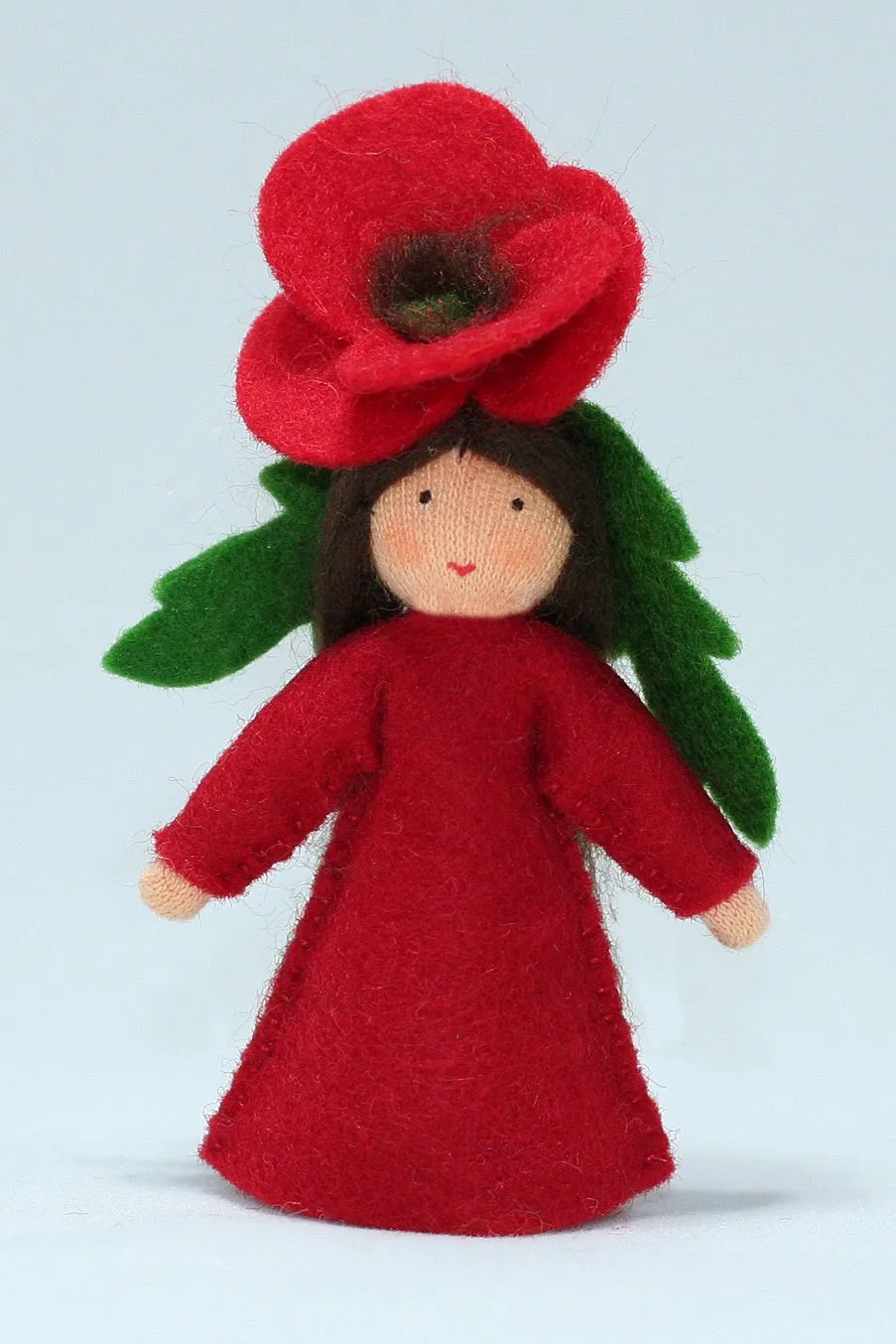 Ambrosius Red Poppy Fairy Doll