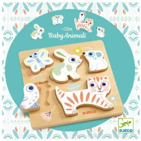 Baby Animali Wooden Puzzle