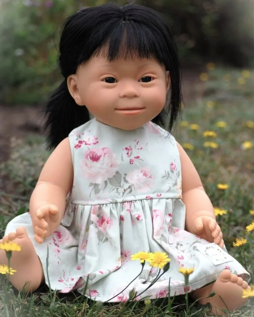 Baby Doll Girl with Down Syndrome - Asian