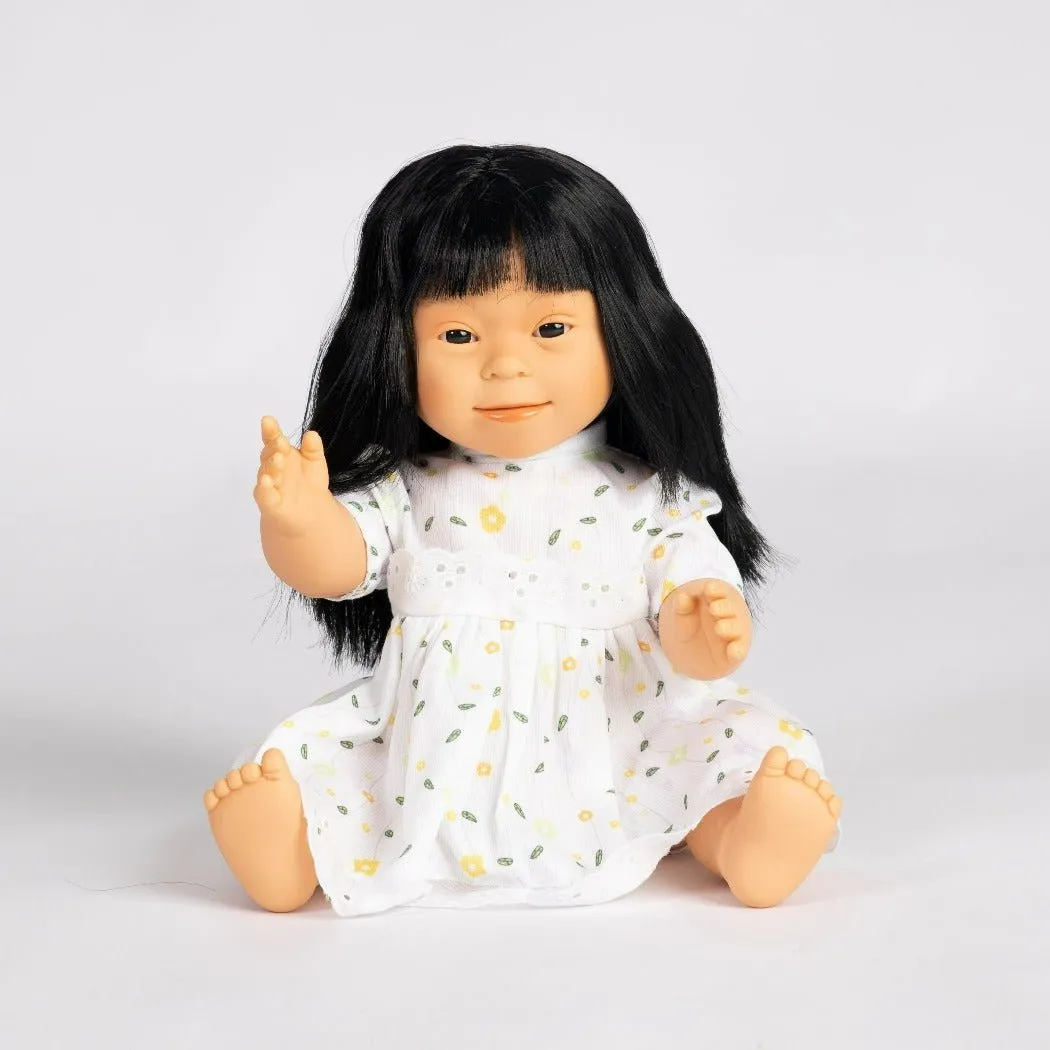 Baby Doll Girl with Down Syndrome - Asian