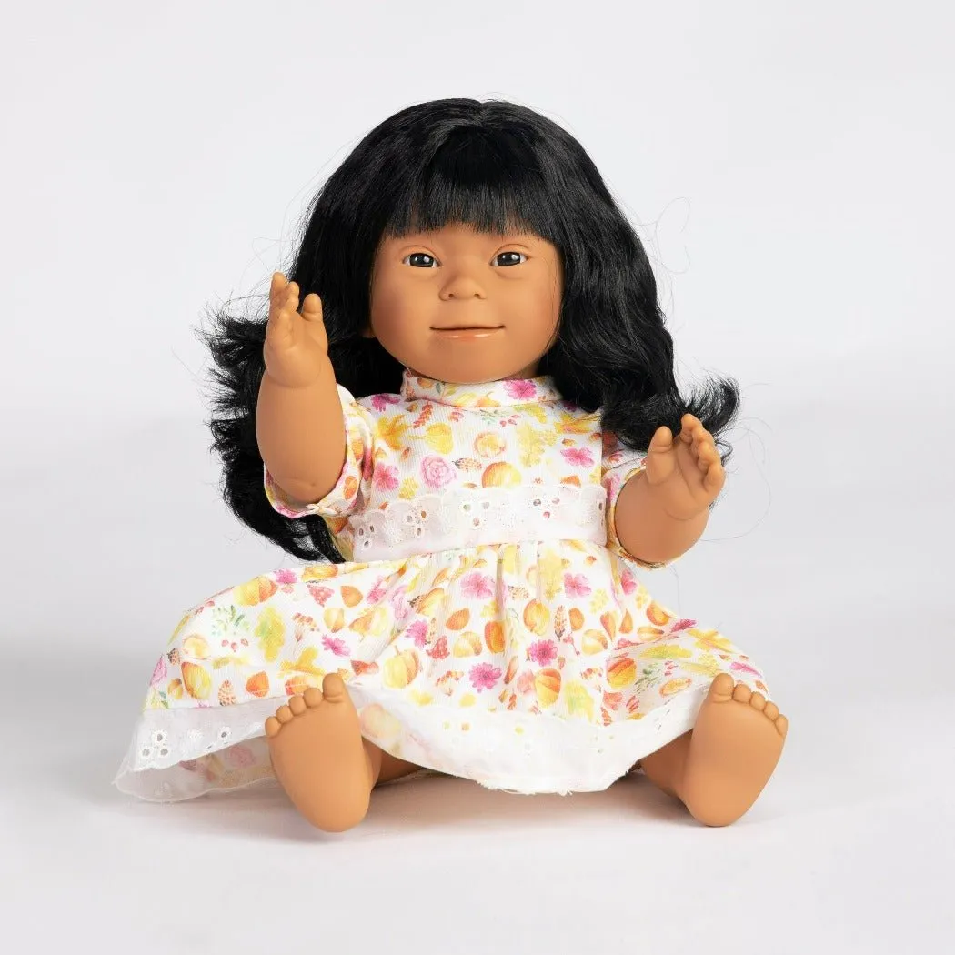 Baby Doll Girl with Down Syndrome - Hispanic
