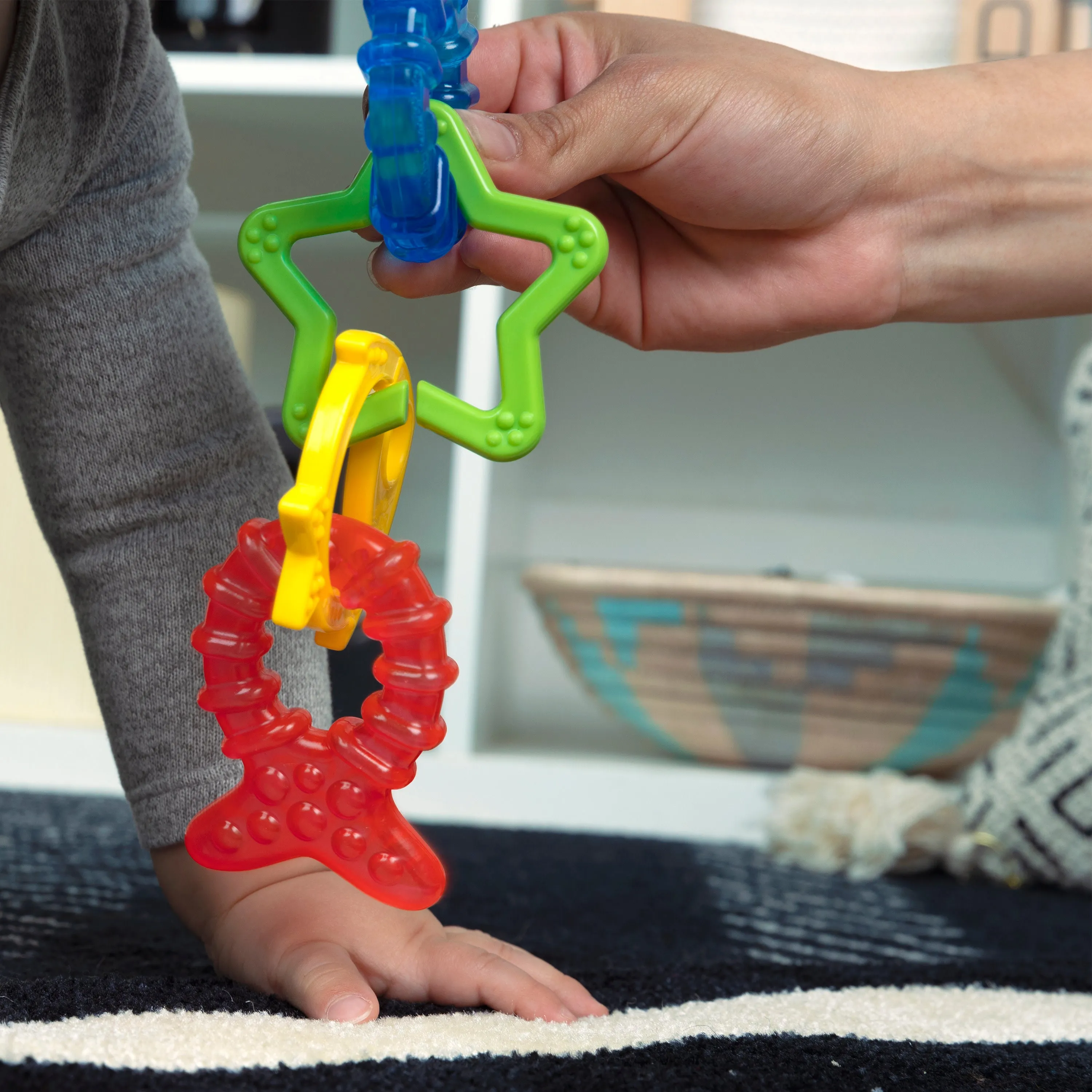 Baby Einstein Ocean Explorers Cool Critters Teether Toy Set, Ages 3  months
