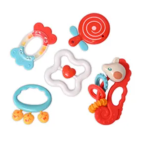 Baby Rattle-Teether Set 5 pcs
