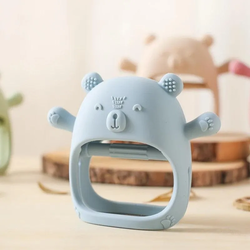 Baby Teethers, BPA-Free Food-Grade Silicone, Soft & Gentle Relief for Teething Pain, Fun Shapes & Colors