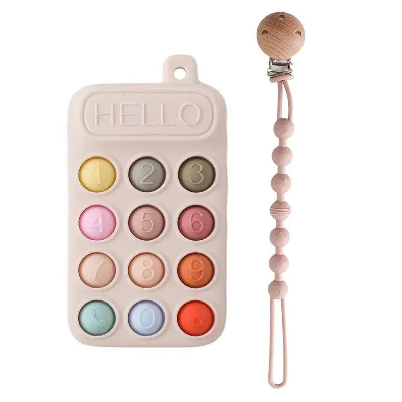 Baby Teethers, BPA-Free Food-Grade Silicone, Soft & Gentle Relief for Teething Pain, Fun Shapes & Colors