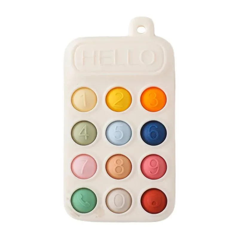 Baby Teethers, BPA-Free Food-Grade Silicone, Soft & Gentle Relief for Teething Pain, Fun Shapes & Colors