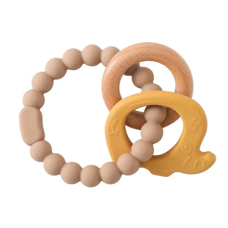 Baby Teethers, BPA-Free Food-Grade Silicone, Soft & Gentle Relief for Teething Pain, Fun Shapes & Colors
