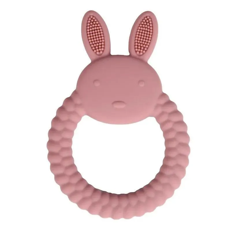Baby Teethers, BPA-Free Food-Grade Silicone, Soft & Gentle Relief for Teething Pain, Fun Shapes & Colors