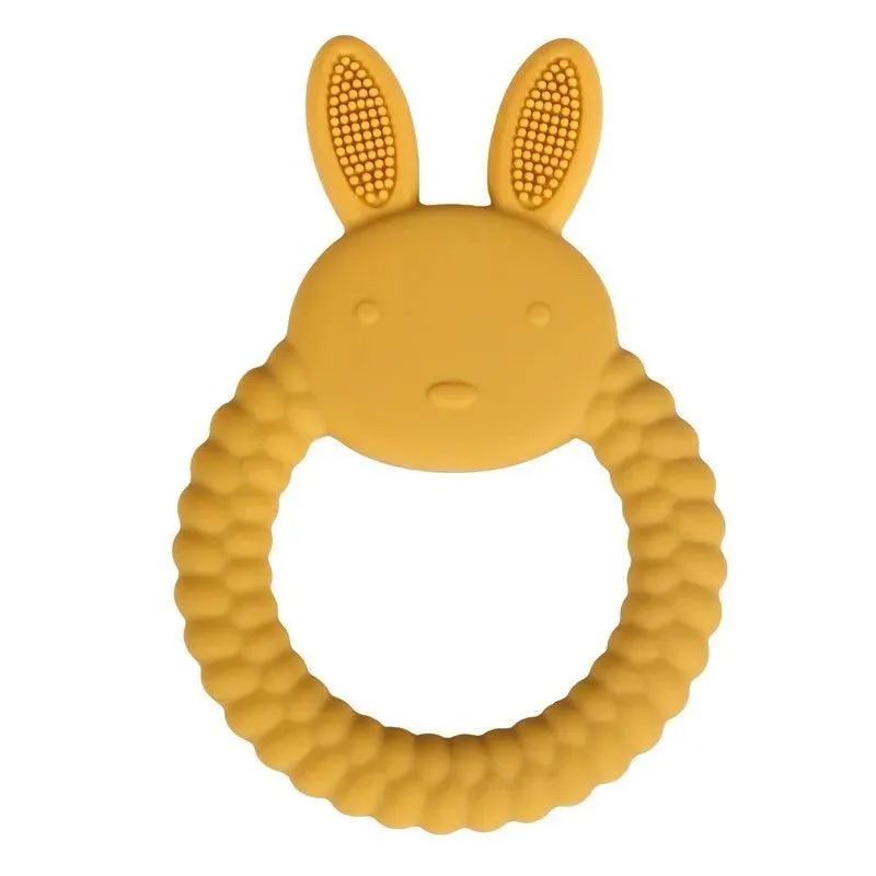 Baby Teethers, BPA-Free Food-Grade Silicone, Soft & Gentle Relief for Teething Pain, Fun Shapes & Colors