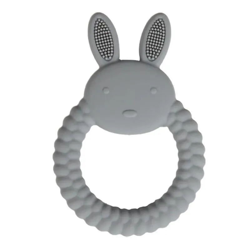 Baby Teethers, BPA-Free Food-Grade Silicone, Soft & Gentle Relief for Teething Pain, Fun Shapes & Colors