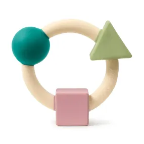 Bauhaus Teething Ring, Pastel Colors