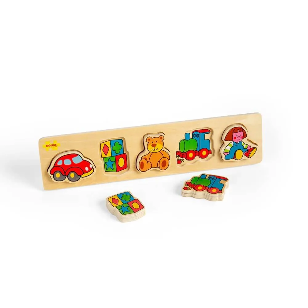 Bigjigs Chunky Lift & Match Puzzle (Toys)