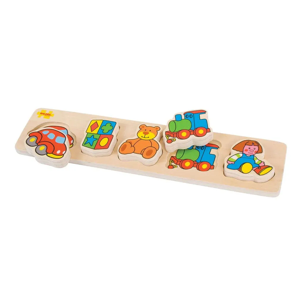 Bigjigs Chunky Lift & Match Puzzle (Toys)