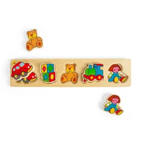 Bigjigs Chunky Lift & Match Puzzle (Toys)