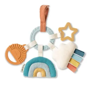 Bitzy Busy Ring™ Rainbow Teething Activity Toy