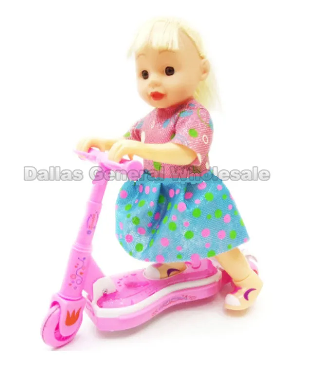 B/O Toy Dolls with Scooters Wholesale