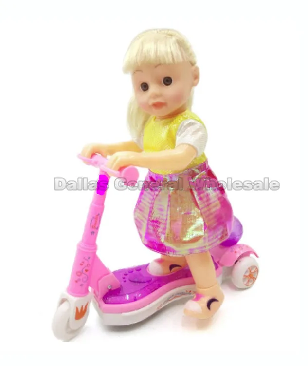 B/O Toy Dolls with Scooters Wholesale