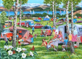 Camping Chaos - BIG 500 Piece Jigsaw Puzzle