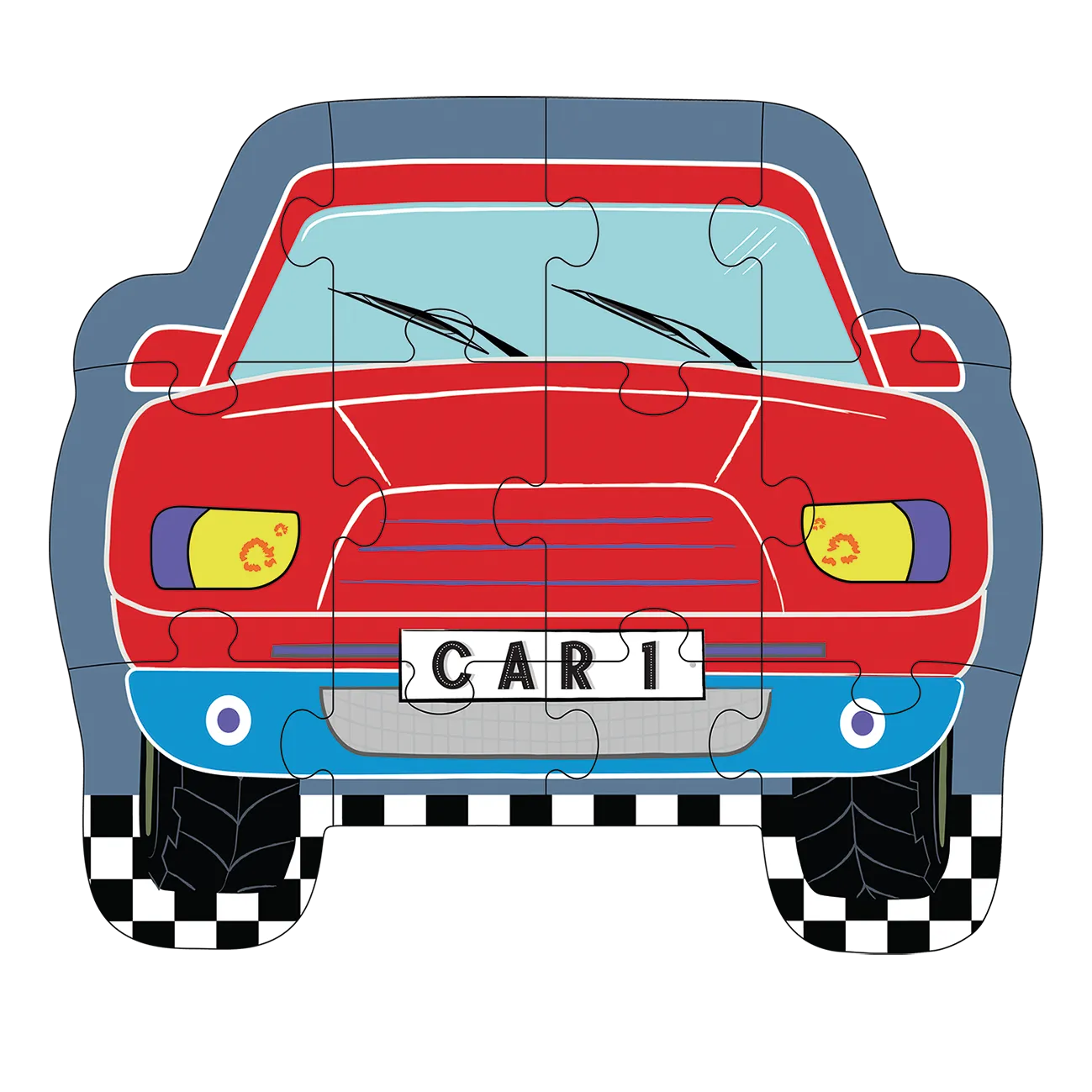 Cars 12 piece jigsaw puzzle