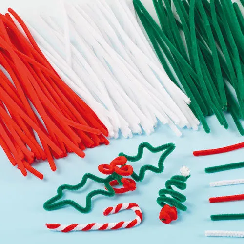 Children's Educational Toys DIY toys materials shilly-stick Plush Stick handmade art Christmas toys-100pcs/set