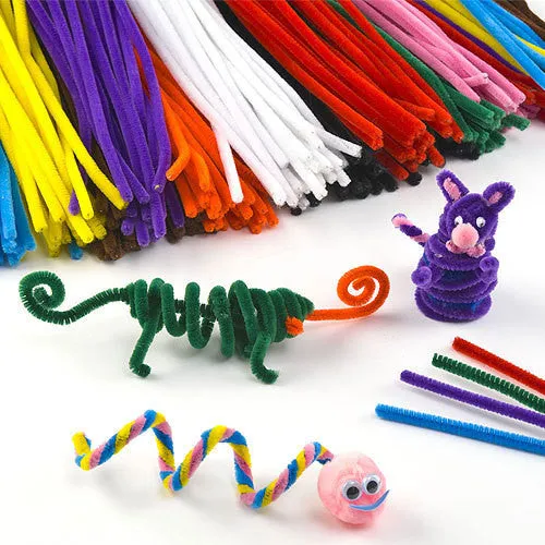 Children's Educational Toys DIY toys materials shilly-stick Plush Stick handmade art Christmas toys-100pcs/set