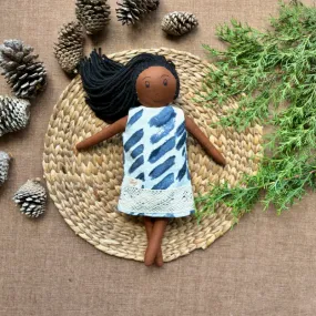 Cotton Soft Toy Doll For Baby | Rinkal, Deep | 31x11 cm