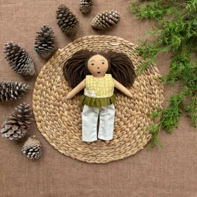 Cotton Soft Toy Doll For Kids | Falak, Warm | 23x11 cm