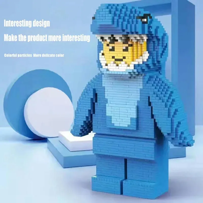 Creator Expert MOC Shark Man MINI Bricks Toy