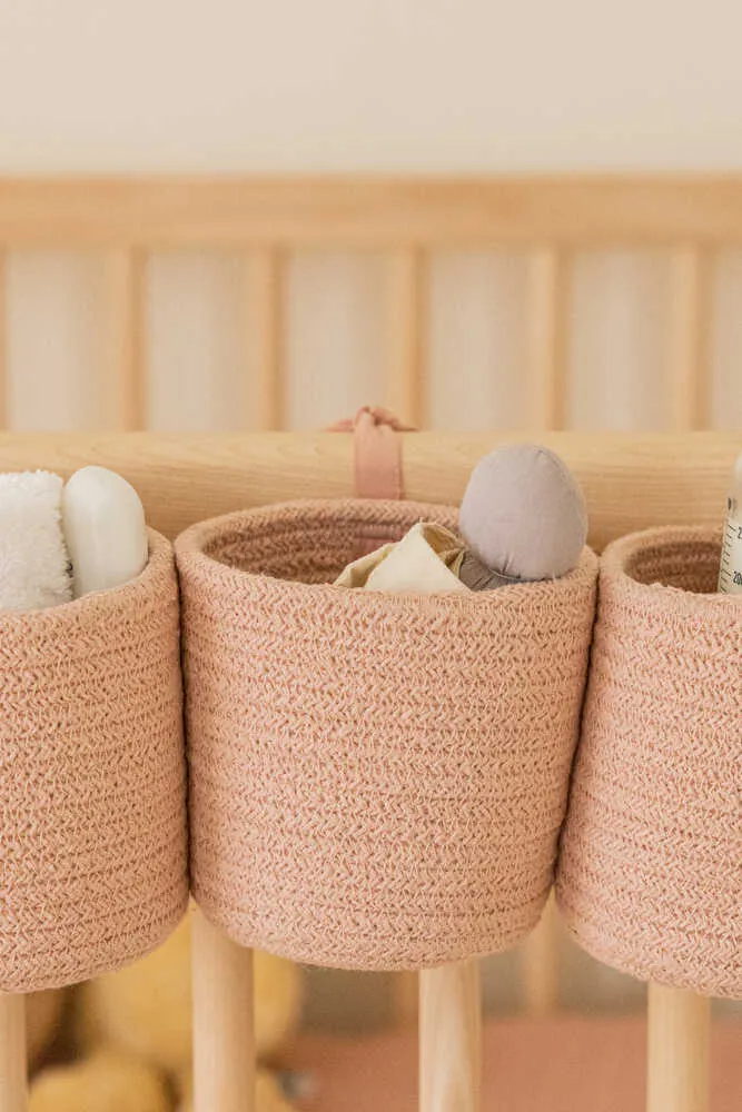Crib Basket Vintage Nude  - Bamboo