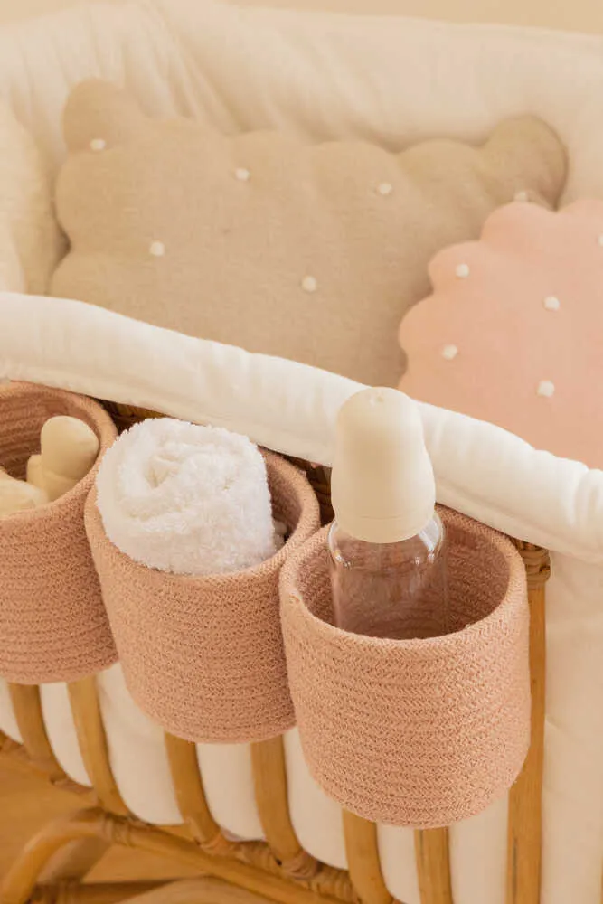 Crib Basket Vintage Nude  - Bamboo
