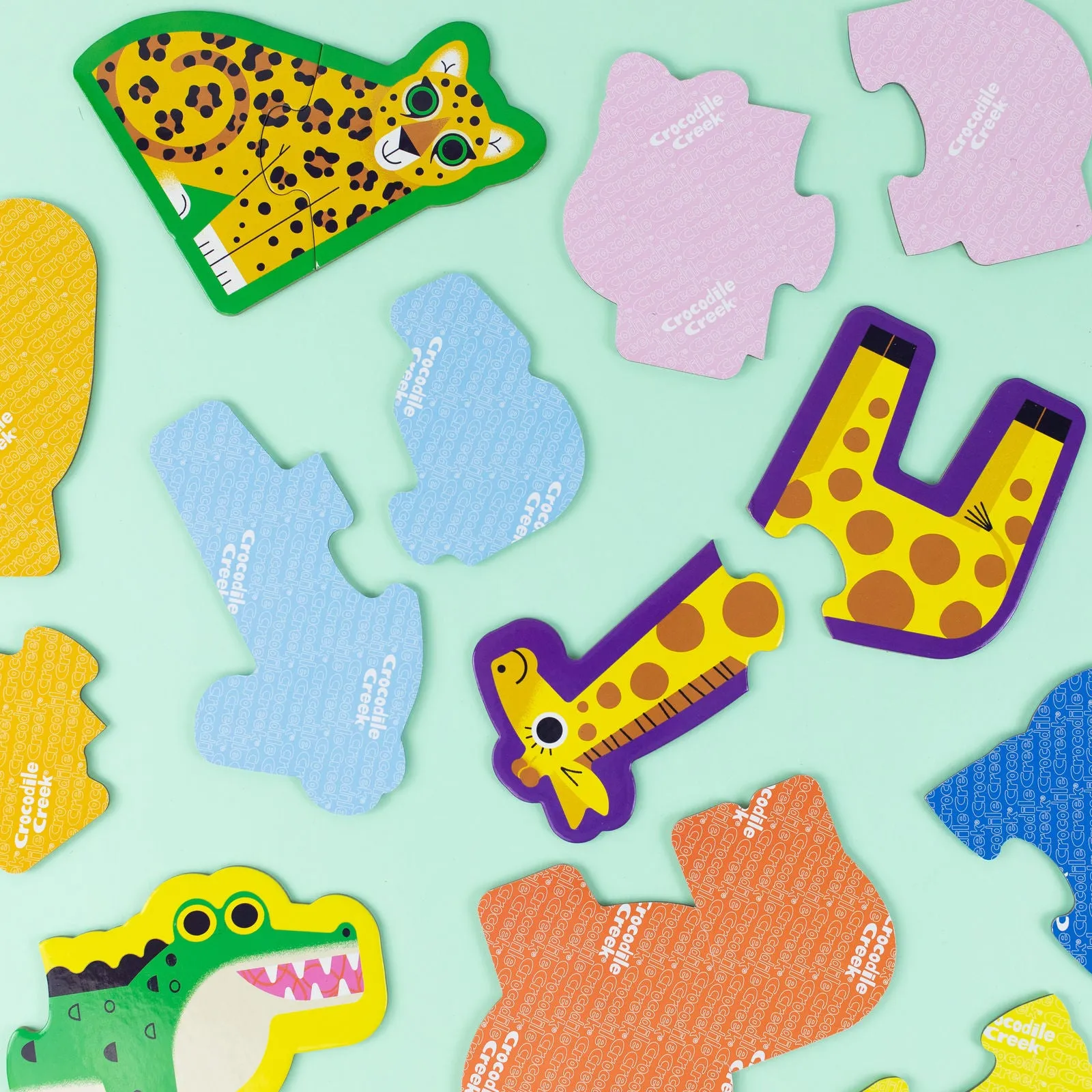 Crocodile Creek - Let’s Begin Puzzle 2 Pc Jungle