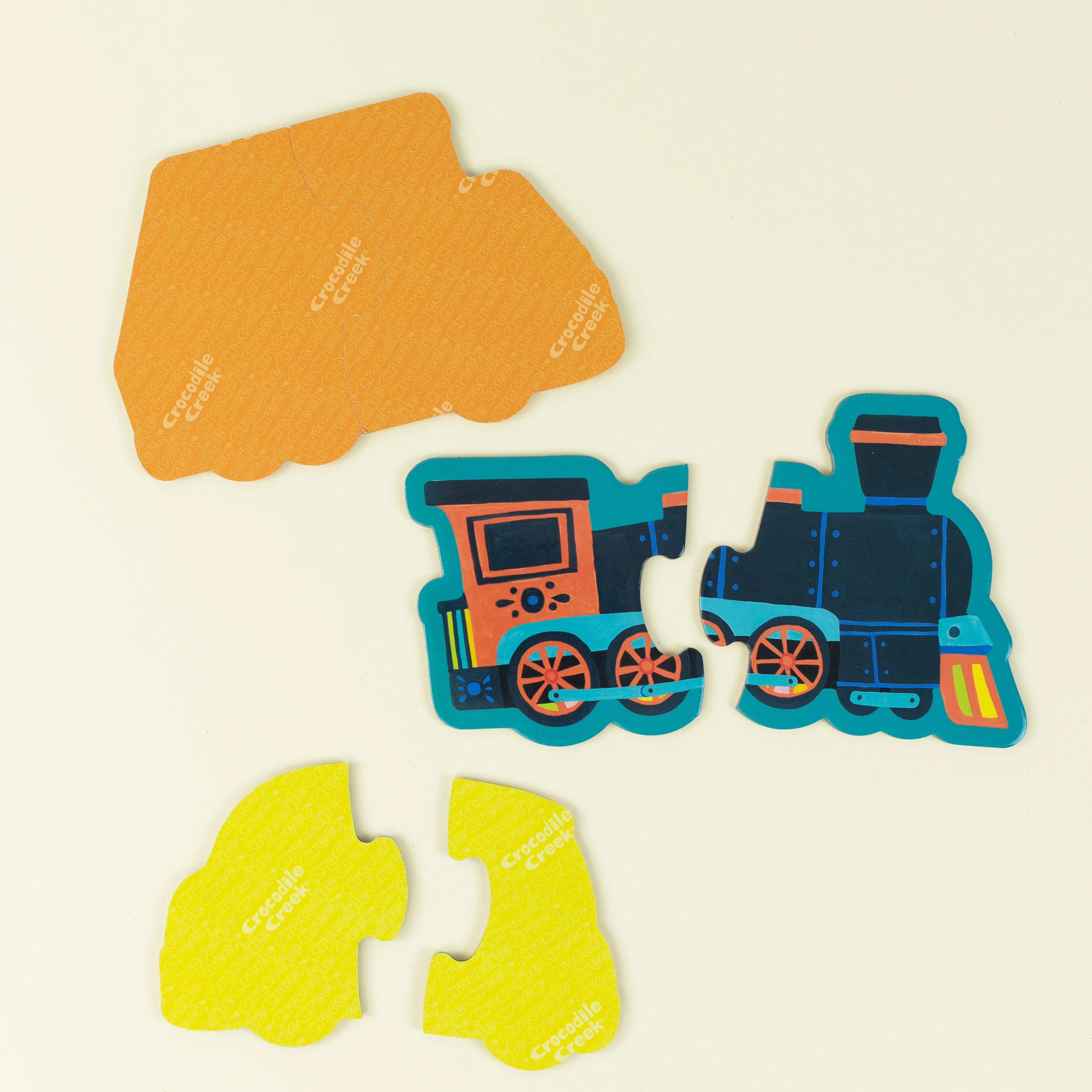 Crocodile Creek Let's Begin Puzzle 2pcs Vehicles Toddler Toys 2yrs 