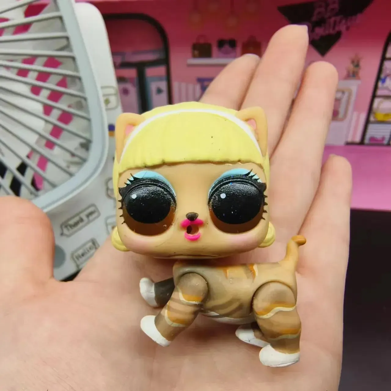 Cute pet dolls action figures toys Rare series children's playhouse Diy model children's birthday gift collection ornaments