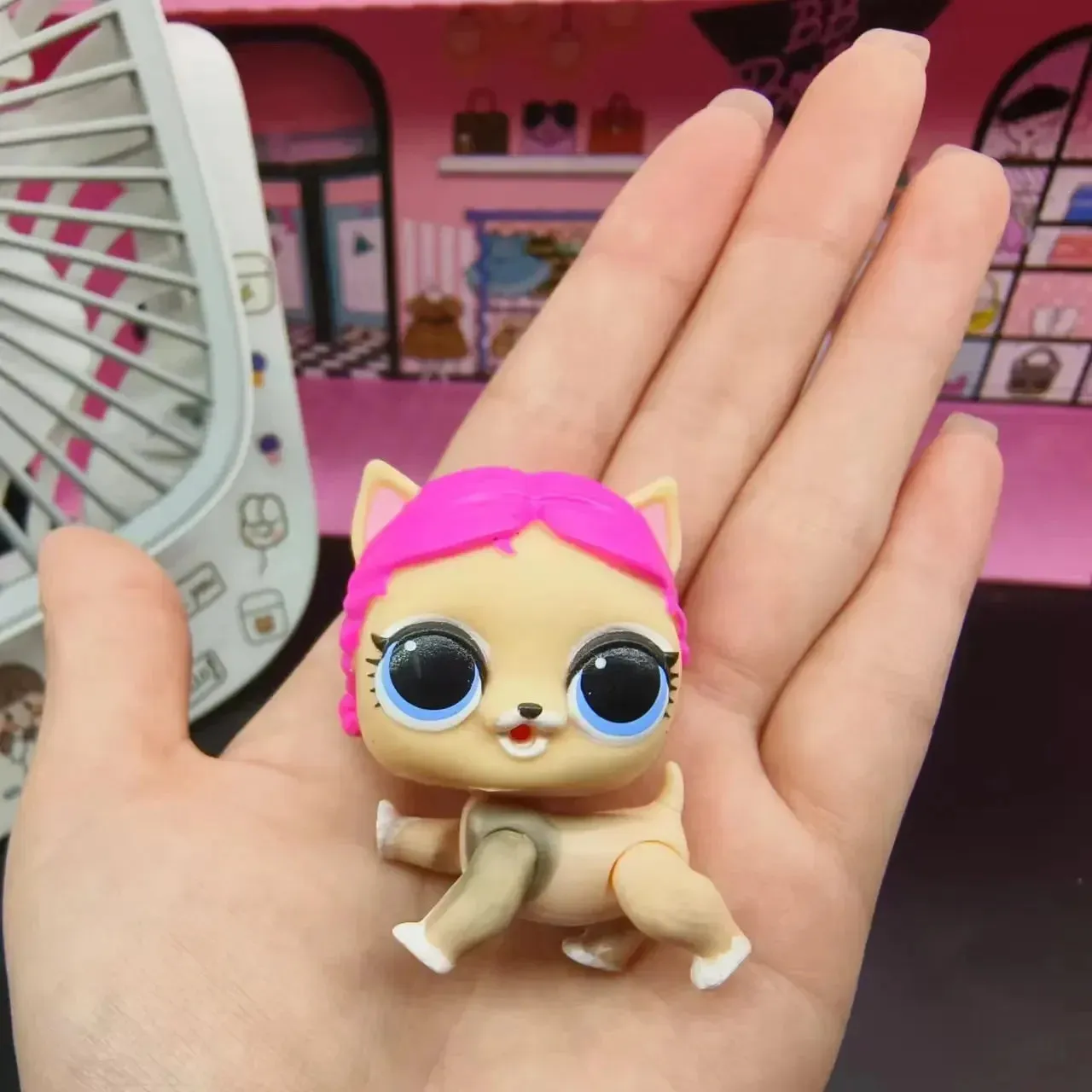 Cute pet dolls action figures toys Rare series children's playhouse Diy model children's birthday gift collection ornaments