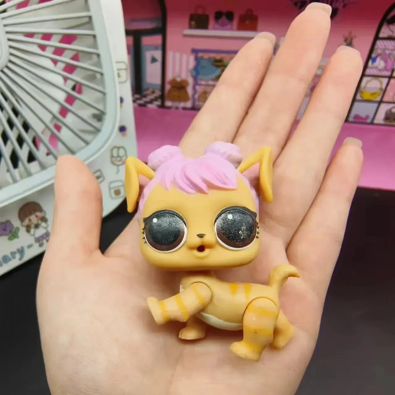 Cute pet dolls action figures toys Rare series children's playhouse Diy model children's birthday gift collection ornaments