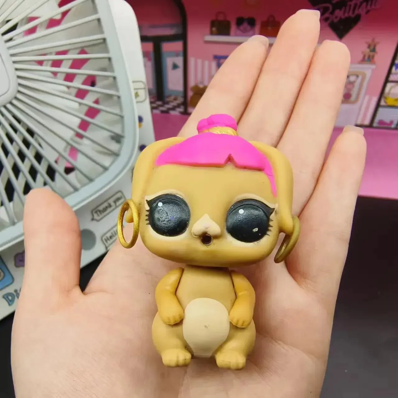 Cute pet dolls action figures toys Rare series children's playhouse Diy model children's birthday gift collection ornaments