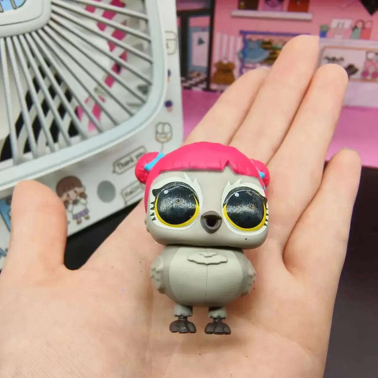 Cute pet dolls action figures toys Rare series children's playhouse Diy model children's birthday gift collection ornaments