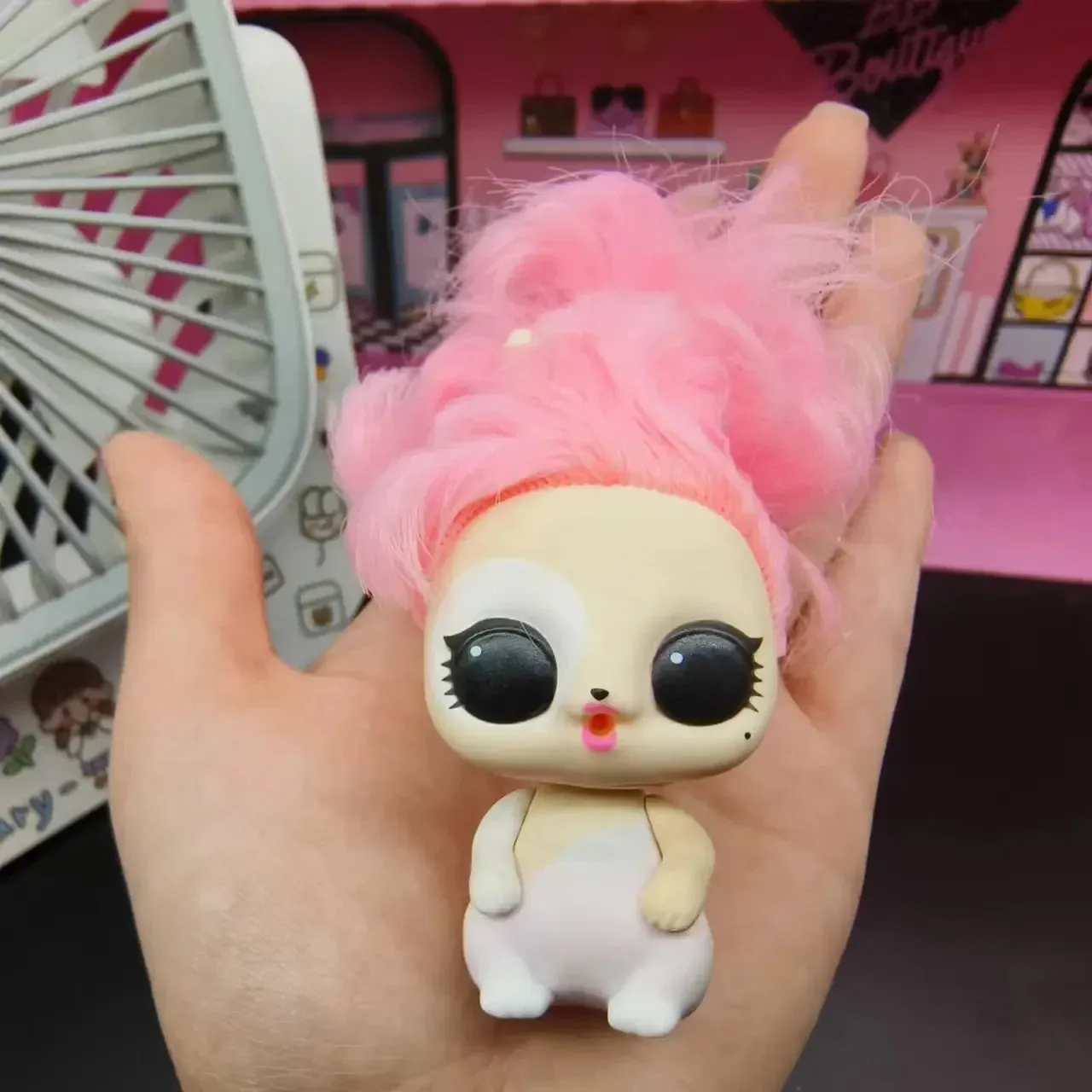 Cute pet dolls action figures toys Rare series children's playhouse Diy model children's birthday gift collection ornaments