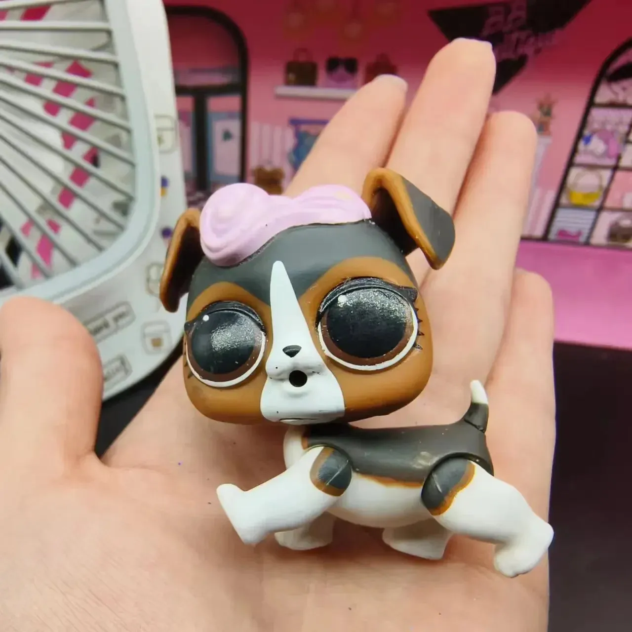 Cute pet dolls action figures toys Rare series children's playhouse Diy model children's birthday gift collection ornaments